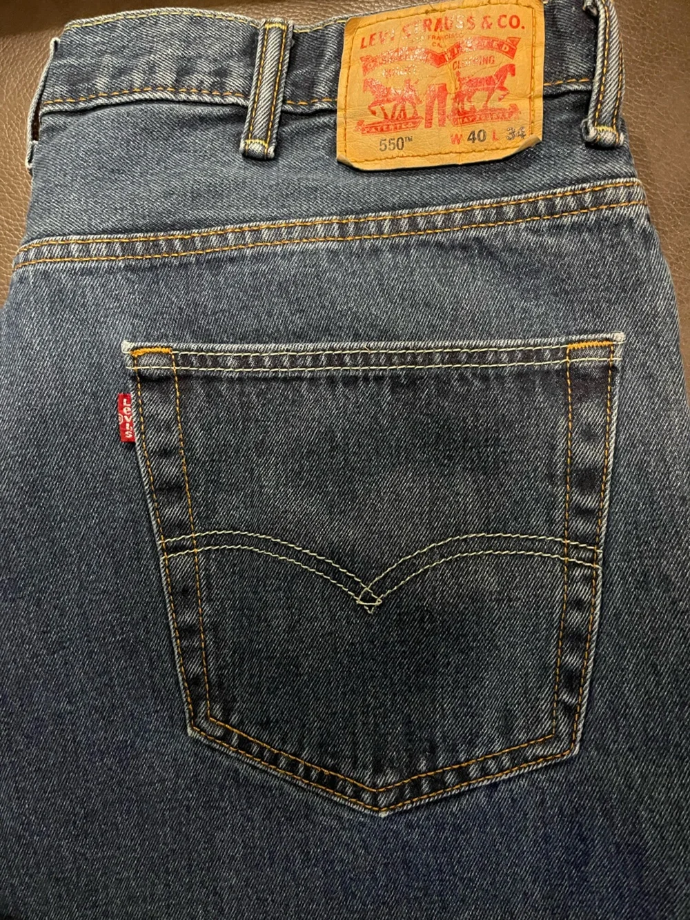 Levi's 550 Men's Jeans in Classic Blue Denim
